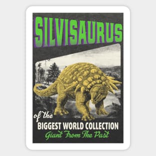 Silvisaurus Retro Art - The Biggest World Collection / Giant From The Past Sticker